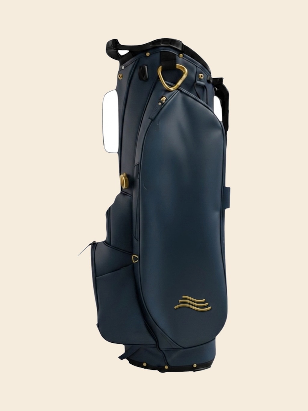 ORKAI Dorsal One luxury golf stand bag in Burnt Amber, Bourbon Collection