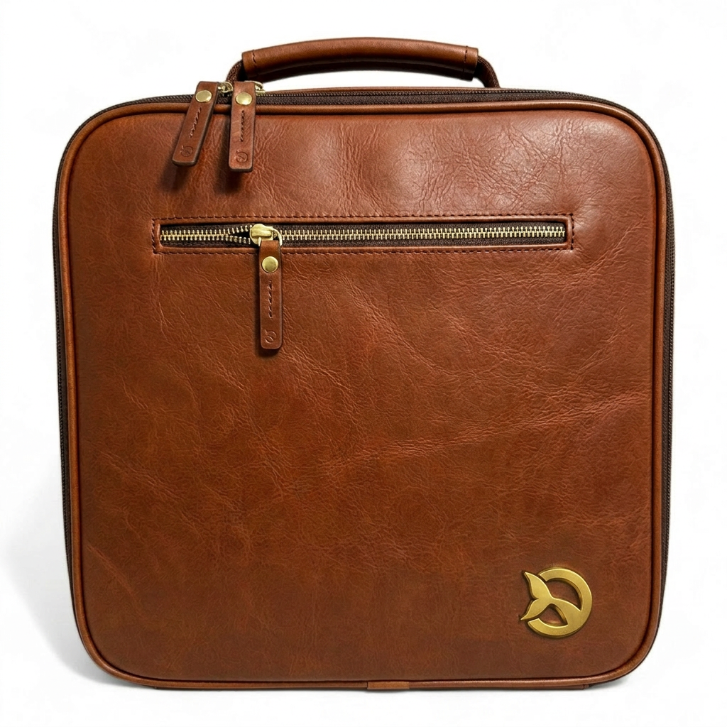 ORKAI Trunk Organizer in Classic Camel leather